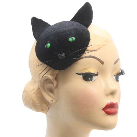 Fascinator Rockabilly Katze